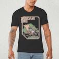 Dream Big Raccoon Men's V-Neck T-Shirt - Fun Wildlife Theme