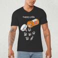 Happy Raccoon Lover Men's V-Neck T-Shirt - Fun Animal Print