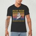 Pew Pew Raccoon Lover - Vintage Retro Men's V-Neck Tee
