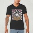 Possum & Raccoon Men's V-Neck T-Shirt - Adopt a Cat Team Spirit