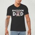 Raccoon Dad Men's V-Neck T-Shirt - Trash Panda Father's Day Tee