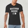Raccoon Lover Men's V-Neck T-Shirt – Fun Costume for Animal Enthusiasts