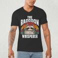 Raccoon Lover Men's V-Neck T-Shirt | Vintage Retro Style