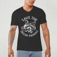 Raccoon Lover V-Neck T-Shirt - Save Trash Pandas | Men's Edition