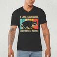 Raccoon For Men Women Raccoon Lover Introvert Men's V-Neck T-Shirt