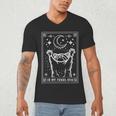 Raccoon Moon V-Neck Unisex Tee - Urban Wildlife Era