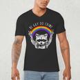 Raccoon Pride V-Neck T-Shirt - LGBTQ Rainbow Celebration for Men