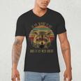 Raccoon 'Trash Panda' Cartoon Men's V-Neck Tee - Fun Wildlife Design