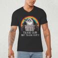 Raccoon Trash Panda Men's V-Neck T-Shirt – Humorous Gift Idea