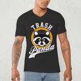 Raccoon V-Neck T-Shirt for Men - Casual All Seasons | Modern Cartoon Style