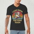 Raccoon Vintage Lovers Men's V-Neck T-Shirt | Fun Eco Style