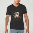 Racoonicorn Men's V-Neck T-Shirt | Whimsical Unicorn Raccoon Design