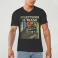 Retro Raccoon Lover Men's V-Neck T-Shirt | Camping Fun