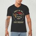 Sarcastic Raccoon Lover V-Neck T-Shirt for Men | Humorous Take