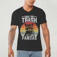 Vintage Raccoon Men's V-Neck T-Shirt - Retro Style Save Wildlife