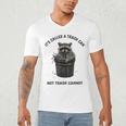 Raccoon Humor V-Neck T-Shirt | Fun Men's Tee for Animal Lovers