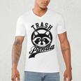 Raccoon Meme Men's V-Neck T-Shirt - Eco-Friendly Humor