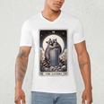 Raccoon Tarot The Lovers Men's V-Neck T-Shirt | Unique Gift