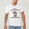 Raccoon V-Neck T-Shirt - Unisex Fun Design