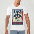Trash Panda Raccoon Lover Men's V-Neck T-Shirt - Animal Fun