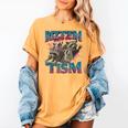 Autistic Racoon Meme Women's T-Shirt - Comfort Colors Mustard