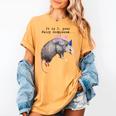 Fairy Godpossum Raccoon T-Shirt - Women's Comfort Colors Tee Mustard