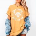 Gothic Raccoon Eating Trash Women's Comfort Colors T-Shirt Mustard