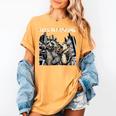 Let's Get Trashed Raccoon & Opossum Drink Beer Women's T-Shirt Mustard