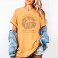 Out-of-Breath Hiking Tee - Women's Vintage Raccoon Adventure Mustard