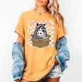 Possum Racoon Adopt A Cat Team Trash Opossums Raccoons Small Women's Comfort Colors T-Shirt Mustard