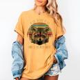 Raccoon Cartoon Women's T-Shirt | Comfortable & Playful Design Mustard