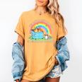 Raccoon Dumpster Fire T-Shirt - Groovy Women's Comfort Colors Mustard