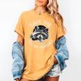 Raccoon Lovers' Women’s Comfort Colors Tee | Save The Trash Pandas Mustard