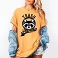 Raccoon Meme Comfort Tee | Cute Trash Panda Women's T-Shirt Mustard