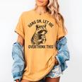 Raccoon Sarcastic Women's T-Shirt - Humorous Comfort Wear Mustard