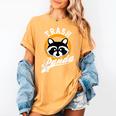 Raccoon Women's T-Shirt | Fun Graphic - Eco-Friendly Message Mustard