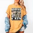 Retro Raccoon Summer Women's Tee | Unhinged & Feral Design Mustard