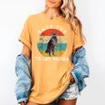 Save the Trash Panda | Retro Raccoon Women's T-Shirt - Vintage Appeal Mustard