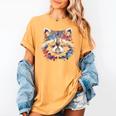 Watercolor Raccoon Women's T-Shirt - Modern Polyester, All Season Comfort Mustard