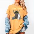 Women's Short Sleeve T-Shirt | Garbage Gang Opossum Raccoon Fun Mustard