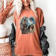 3 Racoon Moon Howling Raccoon Head For Men Women Kid Women's Comfort Colors T-Shirt Yam
