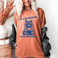 Moody Raccoon Meme Women's T-Shirt | Comfort Colors - Humorous Yam