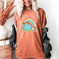 Raccoon Dumpster Fire T-Shirt - Groovy Women's Comfort Colors Yam