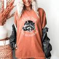 Raccoon Lovers' Women’s Comfort Colors Tee | Save The Trash Pandas Yam