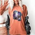 Raccoon Moonlight Women's Comfort Colors T-Shirt | Wildlife Fashion Yam