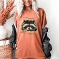 Retro Raccoon Women's T-Shirt - Live Fast Eat Trash Design Yam