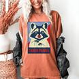Trash Panda Raccoon Tee - Women's Comfort Colors Animal Design Yam