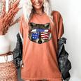 Women's Patriotic Raccoon T-Shirt - July 4th Comfort Colors Top Yam