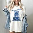 Moody Raccoon Meme Women's T-Shirt | Comfort Colors - Humorous Ivory