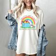 Raccoon Dumpster Fire T-Shirt - Groovy Women's Comfort Colors Ivory